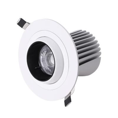 China Warehouse 7w 12w 15w 20w 30w 35w anti-glare downlight recessed ceiling spotlight COB LED downlight for hotel, home, restaurant for sale