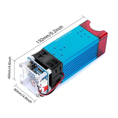 China Strong Laser power Compressd spot 0.08x0.08mm Fixed Focus Laser Module CNC Engraving Cutting Head 4.5 ~5W Optical Power for sale