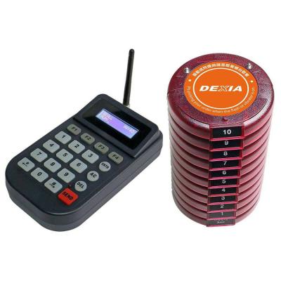 China RESTAURANT BEEPER RADIO CALL SYSTEM CP150 + PTX003 for sale