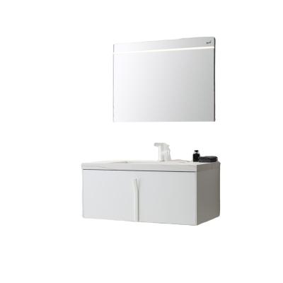 China Durable Armario De Banheiro Bathroom Sink Cabinet Evkur Bathroom Vanity Cabinets ABT001 110 Sale Mirror for sale