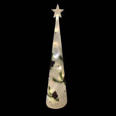 China Glass Hot Sale China Manufacture Quality Cheap Glass Supplies Ornaments Elegant Christmas Decoration for sale