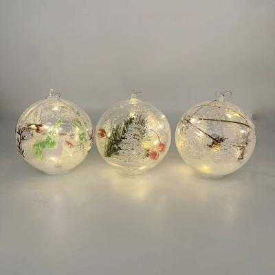 China Glass Hot Sale China Manufacture  Wholesale Quality Round Glass Ball Glass Baubles for sale