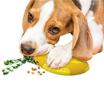 China Viable Factory Wholesale Pet Supplies Dropshipping Interactive Game Rugby Chew Toy For Dogs for sale