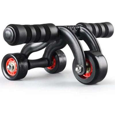 China New type home use frog equipment men's and women's fitness roller push wheel four wheel abdominal muscle wheel fitness for sale