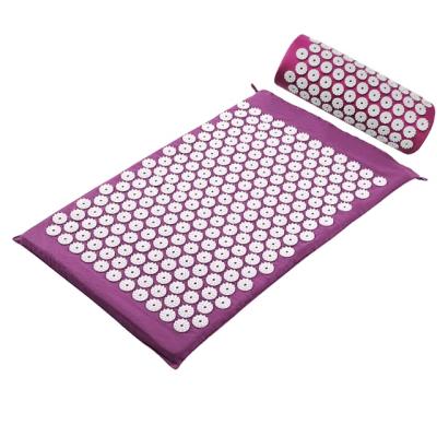 China Acupoint Yoga Mat Pillow Mat Set Acupuncture Massage Yoga Mat Manufacturers Directly Fitness Body Massage Supplies for sale