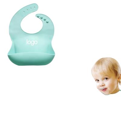 China Sustainable Wholesale Customized Waterproof Environmental Silicone Baby Bibs Set For Baby for sale