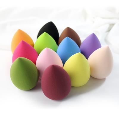 China Soft Makeup Sponges Waterdrop Form Soft Sponge Microfiber Beauty Base Makeup Beauty Cosmetics Blender for sale