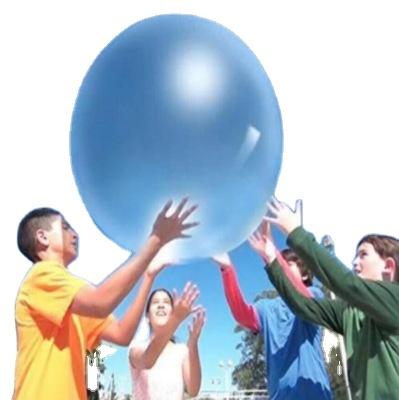 China Gift Toy Rubber Balloons Children's Toy Bouncy Ball Large Inflatable Ball Blow Up Transparent Ball for sale