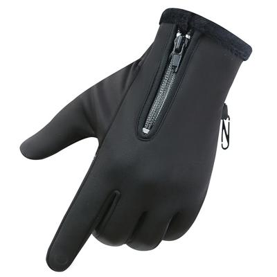 China Outdoor Camping Men Women Waterproof Warm Touch Screen Waterproof Full Finger Windproof For Running Bike for sale