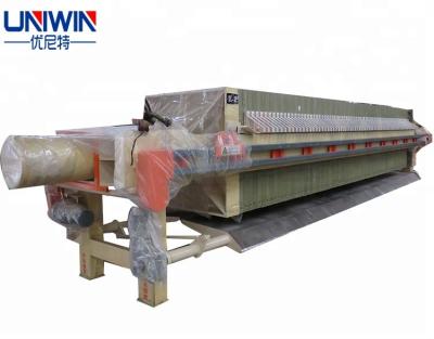 China Mine Chemical Pharmaceutical Sludge Dewatering Automatic Cake Discharging Membrane Filter Press For Palm Oil Petroleum Industry for sale