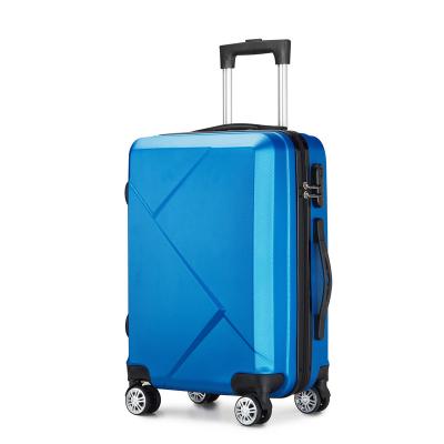 China YX16902 High Quality Special Design ABS Luggage Set Luxury Travel Bag Spinner Rolls Custom Luggage Set 20