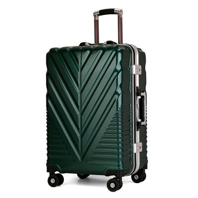 China New High Quality YX16922 PC Aluminum Travel Suitcase Scratch Resistant Cover Device Material Suitcase For Sale Personalized Suitcase for sale