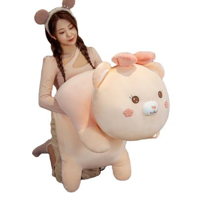 China Kids Play Giant Bear Plushie Toy Stuffed Animal Cushion Pillow Plushie Super Soft Plush Toy for sale