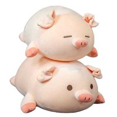 China Children Play Sound Doll Squishy Pig Plush Soft Toy White /Pink Liar Piggy Animals for sale