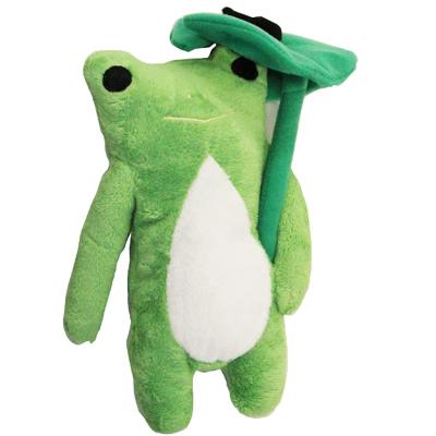 China Customized Cute Soft Stuffed Plush Kids Funny Cartoon Green Frog Plush Stuffed Animal Plush Toy for sale