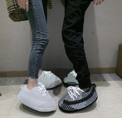 China Fashion\bread yeezy new comfortable winter full star sky thoughtful couples chubby shoes gift shoes plush yeezy slippers for sale