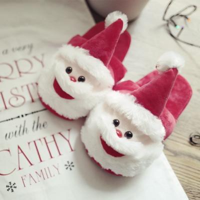 China Custom Slipper Santa Claus Slipper Indoor Outdoor Slippers Christmas Gift for sale