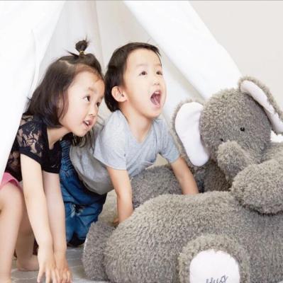 China Kids Chair Lifelike Plush Elephant Shaped Kids Sofa Chair Plush Elephant Kids Sofa Chair for sale