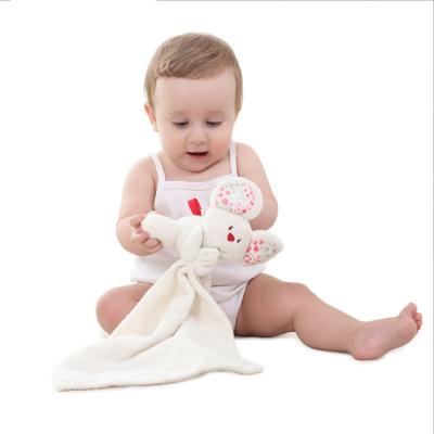 China Classic Baby Soothe To Soothe Infant Soft Cover Towel Calming Plush Comforting Toy Pacify Towel for sale