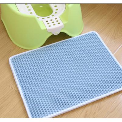 China Travel Not Easy To Crack Foldable Anti-Static Eva Home Mat Pads Cat Litter Pad Hot Selling Customize Pet Toliet Mats for sale