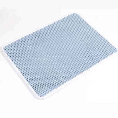 China Sustainable Waterproof Detachable Pet Cat Litter Multicolor Optional Black Or White Mat Pads Foldable for sale