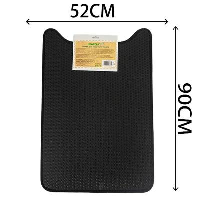 China Sustainable Sewing Carpet Pet Cats Floor Garbage Material Mat With Pads Washable Honeycomb Imperial New for sale