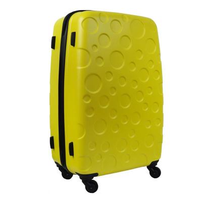 China Suitcases Supplier Bottom Travel Plastic Lightweight Hard Shell Suitcase for sale