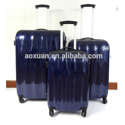 China Hot Selling ABS PC Cabin Bottom Smart Luggage Smart Travel Suitcase With USB Charging for sale