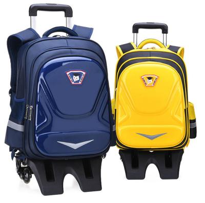 China Children bag 2021 new style outside luggage polyester EVA travel suitcases kids school trolley bag for sale