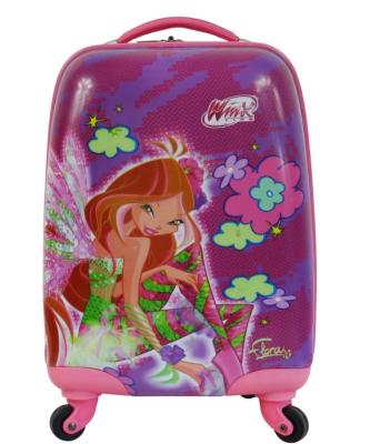 China 100% Eco-friendly Kids Suitcases With Wheels Children Trolley Bag Beautiful Girl Luggage for sale