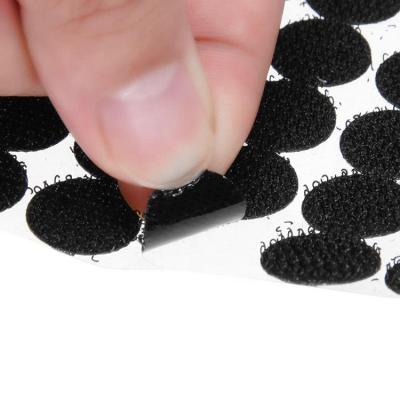 China Viable Professional Made Nylon Self Adhesive Hook and Loop Dots For Household Office Products for sale