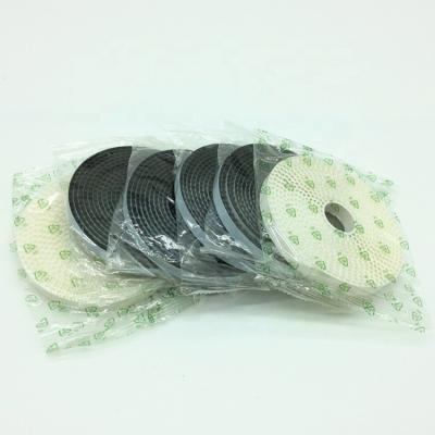 China Sustainable Professional Made Black And White Self Adhesive Durable Hook And Loop Tape For Window Screen for sale