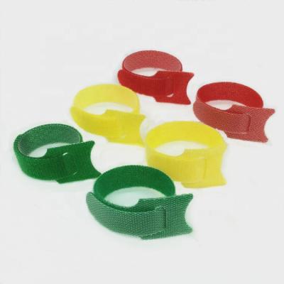 China Hot Sale Reusable Nylon Cable Tie Viable Back To Hook Loop Cable Tie Back Wire Management for sale