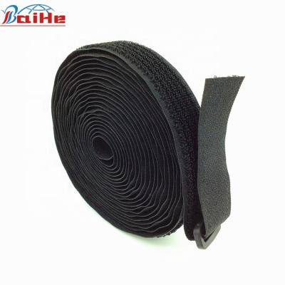 China High quality 100% durable nylon hook mixed loop 2 in 1 hook and loop strap tape roll for sale