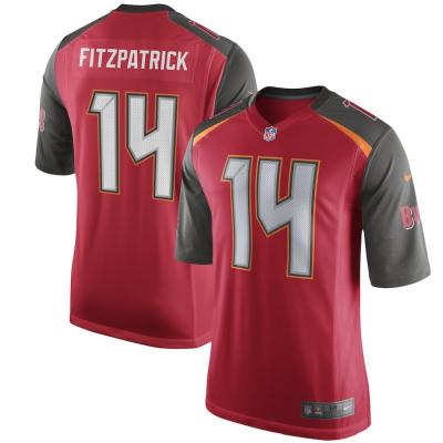 China Men's Tampa Bay Buccaneers Ryan Fitzpatrick Nike Red Game Jersey for sale