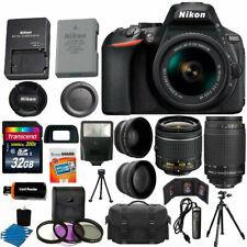 China Cheap Nikon D5600 DSLR Camera w/ 18-55mm VR + 70-300mm VR + 500mm +32GB for sale