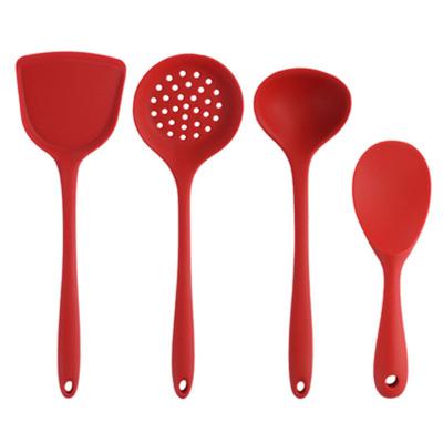 China 10 Pack Silicone Spatula Sustainable Heat Resistant Kitchen Utensil Set Reusable Utensils Kitchen Utensil Set Cooking Tool for sale