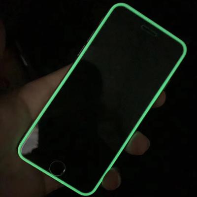 China Wholesale Price Anti EM Shockproof Phone Screen Protector Broken Noctilucent Luminous Tempered Glass For iphone 8 plus 11 12 13 pro max for sale