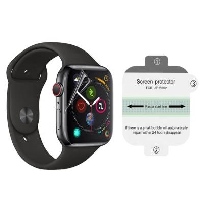 China High Transparent Explosive Anti Scratch Proof TPU Watch Screen Smart Protector For Apple Watch 38mm 40mm 42mm 44mm for sale