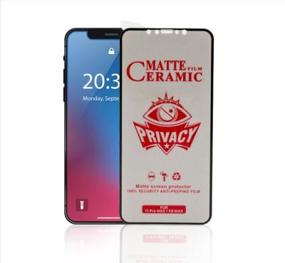 China Privacy Anti-Glare Spy Cell Phone 9D Ceramic Protector Screen Protector for Samsung Huawei xiaomi iphone for sale