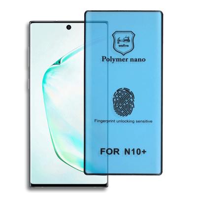 China 2021 New 99% Polymer Nano 3D Pattern Curved PMMA Mobile Phone Screen Protector Film For Samsung Note 20 Ultra for sale