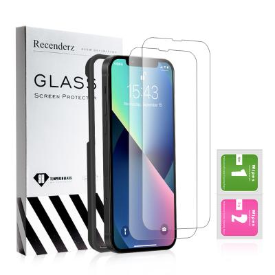 China Mobile Phone Amazon Success 3 Packs 9H Tempered Glass 0.33mm Anti Blue Light Screen 2.5d Protector For iphone 12 13 pro 6 7 8 plus max for sale