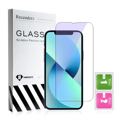 China Mobile Phone For Amazon Protective Anti Eye Tempered Glass Mobile Phone Screen Light Blue Protector For iPhone 11 12 13 pro max for sale