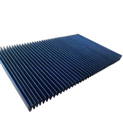 China Flat Type Flexible Accordion Type Small Bellows Compression Protective Covers For CNC Machine Customized Length for sale