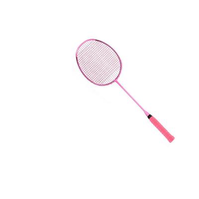 China Eastic & Durable professional steel material custom racket set for broken wind 4U badminton racket carbon fiber for sale