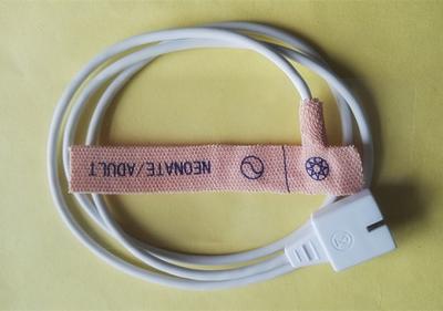 China Plastic Disposable Siemens Adult Spo2 Sensor With 0.85M White Wire for sale