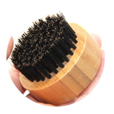 China Clean and Comb Beard Brush with Iron Aluminum Box, Beard-01 Beard-01 Beard Hair Bamboo Black Beard Brush for sale