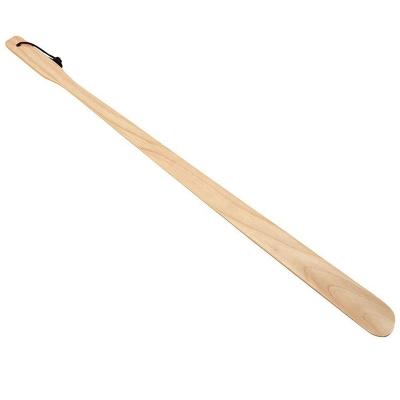 China Wooden Shoehorn 50cm Long Wooden Handle Can Be Single Laser Carton Packing for sale