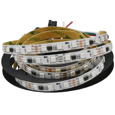 China Warehouse/hotel/office led 5050 smd 60leds outdoor light rgb led strip light 1812 waterproof led strip ws2812B 2811 with remote flexible strip light for sale