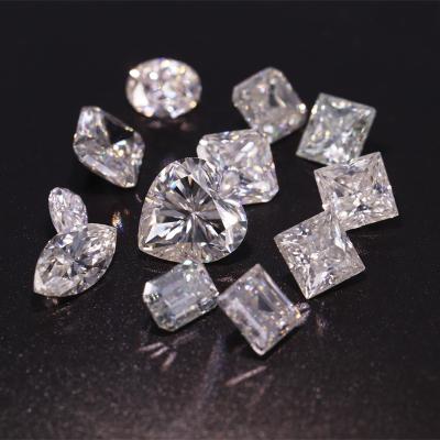 China Color Play or Wholesale Fire DEF Color VVS Clarity Heart Star Cut Moissanite Diamonds for sale